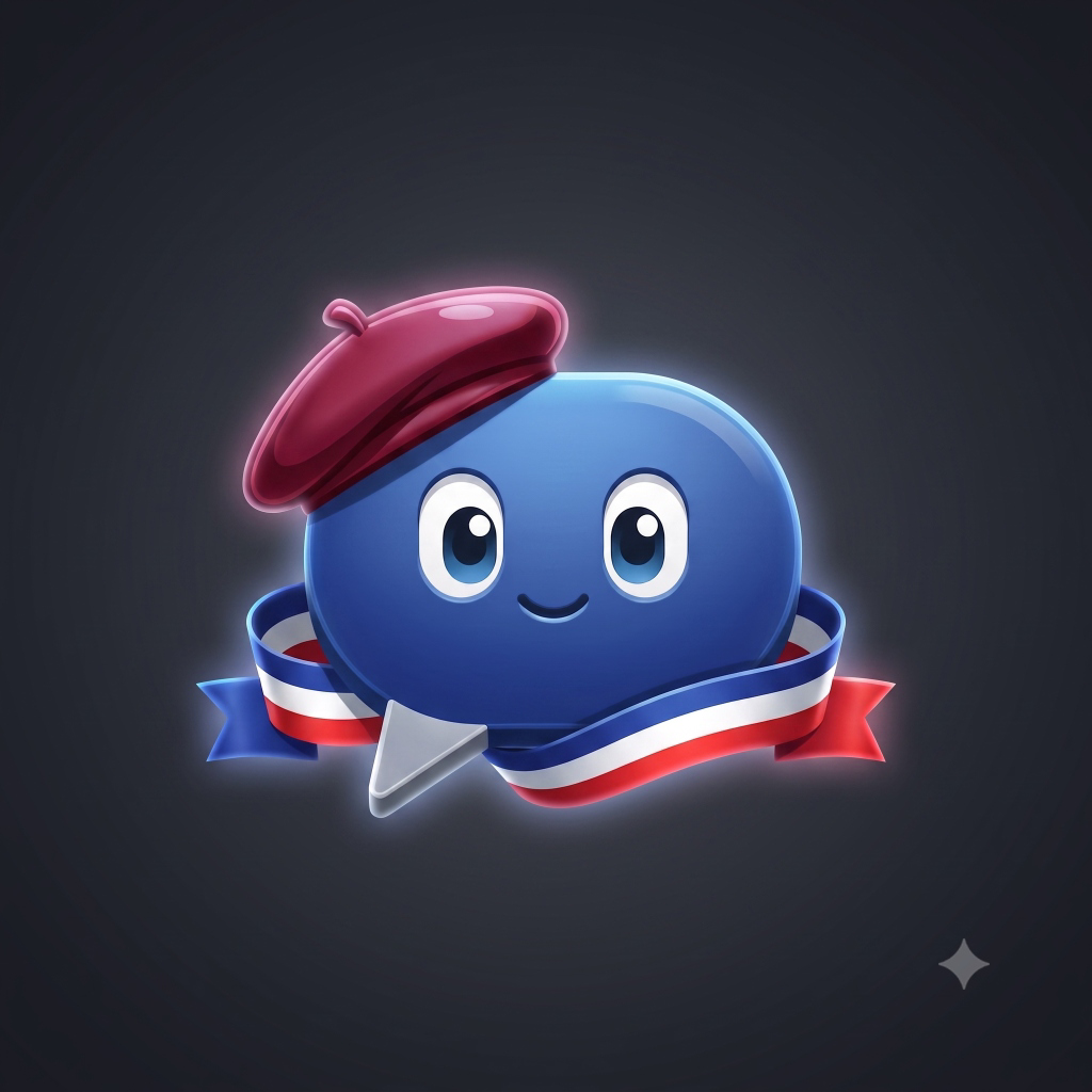 Cartoon French Mascot